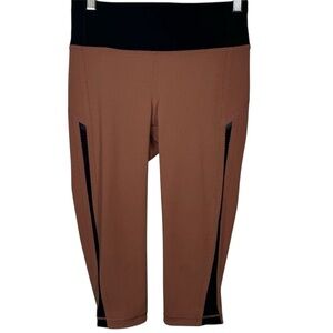lululemon athletica Brown and Black Leggings, Size 6
